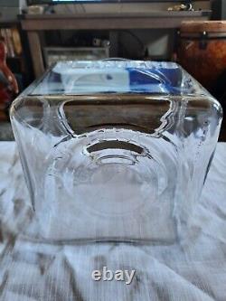 VINTAGE Planters Peanuts Glass Country Store Display Advertising Jar 6 Quart