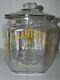 Vintage Planters Peanuts Store Display Advertising Glass Jar Container W Lid