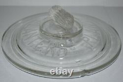 VINTAGE Planters Peanuts Store Display Advertising Glass Jar Container w LID