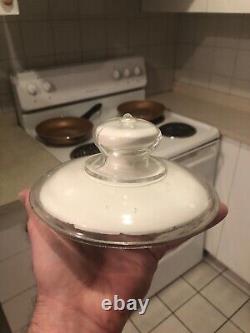 VINTAGE RARE MINTY c. 1930 COUNTRY STORE UNICY MARSHMALLOW JAR WithORIG WHITE LID