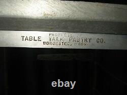 VINTAGE TABLE TALK PASTRY Co. NEW ENGLAND GLASS PIE SAFE COUNTRY STORE DISPLAY