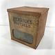Vtg Antique Hendricks Pretzels Company Store Counter Display Tin Glass Advertise