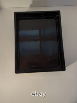 VTG CLARKS TEABERRY GUM Glass Advertising Store Countertop Display Stand