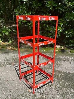 VTG GLASS Shelves-Coca Cola Coke METAL Store Rack/Display up to 4 Shelves-Pickup