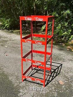 VTG GLASS Shelves-Coca Cola Coke METAL Store Rack/Display up to 4 Shelves-Pickup