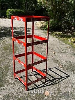 VTG GLASS Shelves-Coca Cola Coke METAL Store Rack/Display up to 4 Shelves-Pickup