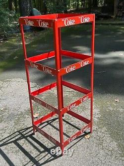 VTG GLASS Shelves-Coca Cola Coke METAL Store Rack/Display up to 4 Shelves-Pickup