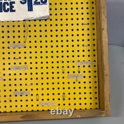 VTG General Store Colonial Pocket Knife Knives Countertop Display Case No Glass