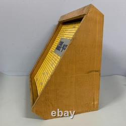 VTG General Store Colonial Pocket Knife Knives Countertop Display Case No Glass