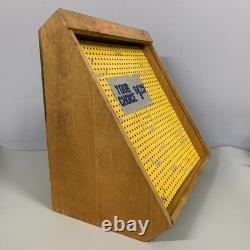 VTG General Store Colonial Pocket Knife Knives Countertop Display Case No Glass