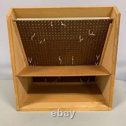 VTG General Store Colonial Pocket Knife Knives Countertop Display Case No Glass