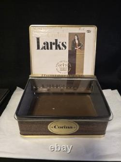 VTG Store Counter Glass Display Corina Larks Cigar Humidor Box Case