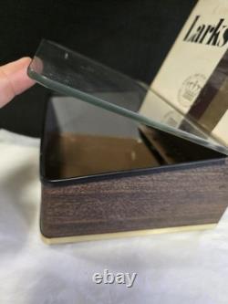 VTG Store Counter Glass Display Corina Larks Cigar Humidor Box Case