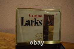 VTG Store Counter Glass Display Corina Larks Cigar Humidor Box Case