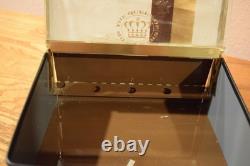 VTG Store Counter Glass Display Corina Larks Cigar Humidor Box Case