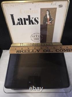 VTG Store Counter Glass Display Corina Larks Cigar Humidor Box Case