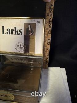 VTG Store Counter Glass Display Corina Larks Cigar Humidor Box Case