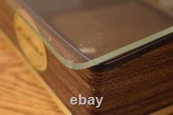 VTG Store Counter Glass Display Corina Larks Cigar Humidor Box Case