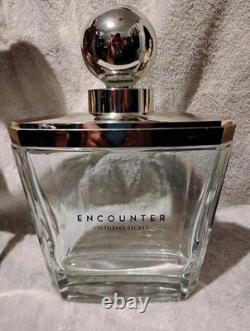 Victoria's Secret Encounter Giant Perfume Bottle Store Prop Display Glass Heavy