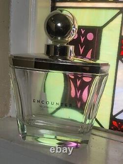 Victoria's Secret Encounter Giant Perfume Bottle Store Prop Display Glass Heavy
