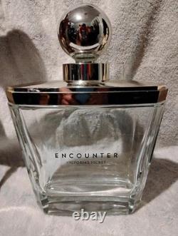 Victoria's Secret Encounter Giant Perfume Bottle Store Prop Display Glass Heavy