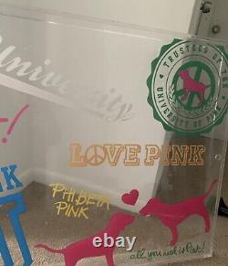 Victoria's Secret? VS PINK Large Plexiglass Display! RARE HTF