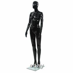 VidaXL 69 Full Body Female Mannequin with Glass Base Glossy Store Display