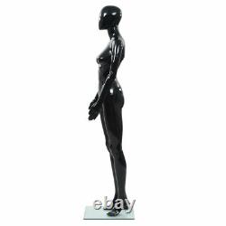 VidaXL 69 Full Body Female Mannequin with Glass Base Glossy Store Display