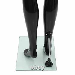 VidaXL 69 Full Body Female Mannequin with Glass Base Glossy Store Display