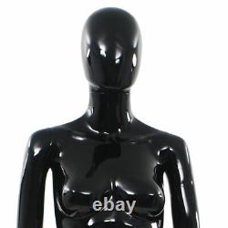 VidaXL 69 Full Body Female Mannequin with Glass Base Glossy Store Display