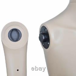 VidaXL Adult Male Full Size Man Round Head Store Mannequin with Stand Display