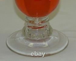 Vintage 19.5 Clear Glass Apothecary Candy Drug Store Display Jar Show Globe