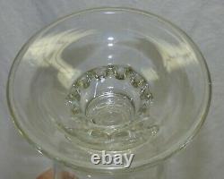 Vintage 19.5 Clear Glass Apothecary Candy Drug Store Display Jar Show Globe