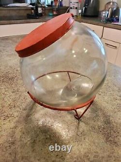 Vintage 1920s General Store Candy Glass Jar Display 8