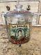 Vintage 1920s La Palina Cigar Glass Humidor Store Display Jar Embossed With Label