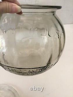 Vintage 1930s Advertising Country Store Glass J? Ar The Nut House