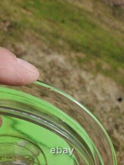 Vintage 1930s Glass Embossed Store Countertop Peanut Jar Display