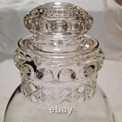 Vintage 1950's Glass Pot Belly Apothecary Nostalgic Candy Store Display Jar 13H