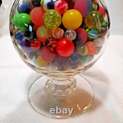 Vintage 1950's Glass Pot Belly Apothecary Nostalgic Candy Store Display Jar 13H