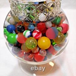 Vintage 1950's Glass Pot Belly Apothecary Nostalgic Candy Store Display Jar 13H