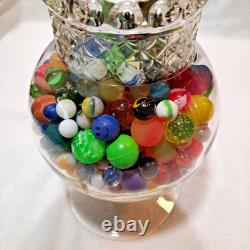 Vintage 1950's Glass Pot Belly Apothecary Nostalgic Candy Store Display Jar 13H