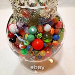 Vintage 1950's Glass Pot Belly Apothecary Nostalgic Candy Store Display Jar 13H