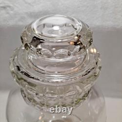 Vintage 1950's Glass Pot Belly Apothecary Nostalgic Candy Store Display Jar 15H