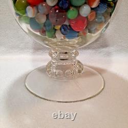 Vintage 1950's Glass Pot Belly Apothecary Nostalgic Candy Store Display Jar 15H