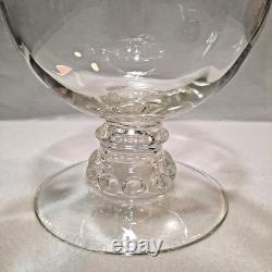 Vintage 1950's Glass Pot Belly Apothecary Nostalgic Candy Store Display Jar 15H