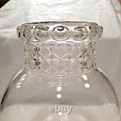 Vintage 1950's Glass Pot Belly Apothecary Nostalgic Candy Store Display Jar 15H