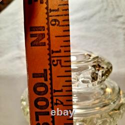 Vintage 1950's Glass Pot Belly Apothecary Nostalgic Candy Store Display Jar 15H