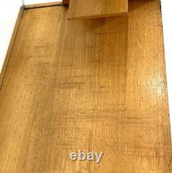 Vintage 1950's TIMEX Wood and Glass Watch Display 23.5x 14.5x 21