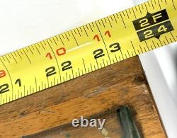 Vintage 1950's TIMEX Wood and Glass Watch Display 23.5x 14.5x 21