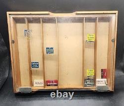 Vintage 1950s GILLETTE Razor & Blade Advertising Store Counter-top Display Case